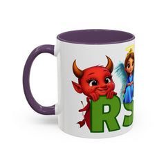 Russell Sage College Mascot Characters 11oz or 15 oz Ceramic Mug - Personalize your mug with your grad year by entering it in the notes field before you complete your purchase
