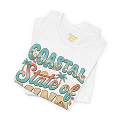 Coastal State of Mind Tee — Retro Beach Graphic T-Shirt