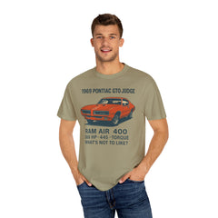 Retro Pontiac 1969 GTO Judge - Unisex Comfort Colors Garment Dyed T-Shirt