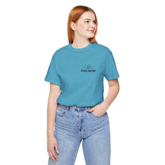 Dog Mom T-Shirt — Personalized Your Dog Image  Tee (Custom Name)