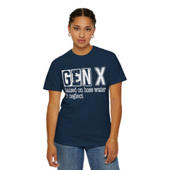 Raised on Hose Water and Neglect — Retro Graphic T-Shirt (Vintage Gift for Gen X)