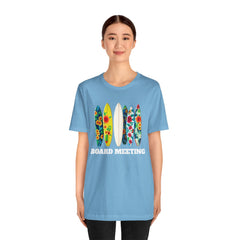 Surfboard Meeting Unisex Tee - Fun Beach Vibe for Summer Gatherings
