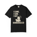 Funny Unisex Garment-Dyed T-Shirt, Bamboozled Shirt, Humorous Tee, Gift for Him/Her, Quirky Casual Wear