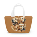 Trio Of Golden Retrievers - Lunch Bag