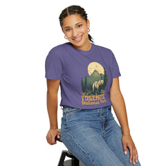 Yosemite National Park Graphic, Comfort Colors Soft Relaxed Fit Unisex Garment-Dyed T-shirt