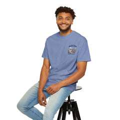 Where the Road Ends Long Island Unisex Garment-Dyed T-shirt