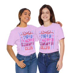 Tired Teacher Summer Club Tee