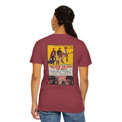 Vintage The Good The Bad And The Ugly Western Movie Front And Back Graphic T-Shirt