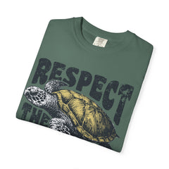 Respect the Locals T-Shirt — Sea Turtle Conservation Graphic Tee