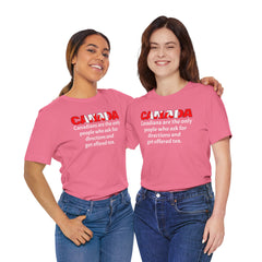 Funny Canadian Language Quote Unisex Tee