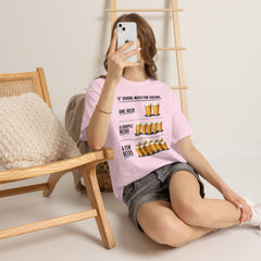 T-Shirt -  "A" School Math for Sailors Funny Beer Graphic Tee