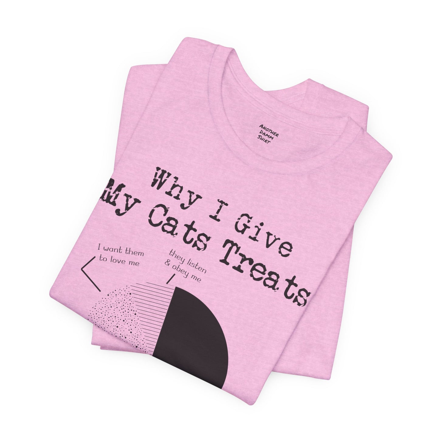 Why I Give My Cat Treats, Funny Graphic, Unisex Jersey Short Sleeve Tee