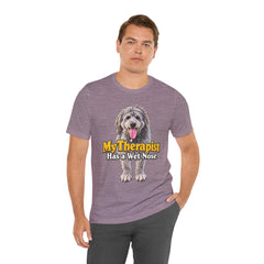 My Therapist Has A Wet Nose Personalized with your dog(s) image T-Shirt