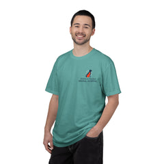 Front Logo Back Graphic Baldwin Harbor Animal Hospital "Who Let the Dogs Out?" Graphic Tee