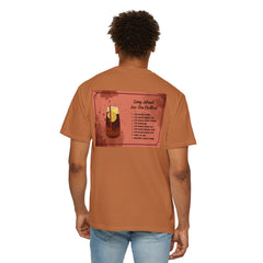 Long Island NY Comfort Colors Garment-Dyed T-shirt with Long Island Ice Tea Cocktail Recipe on Back