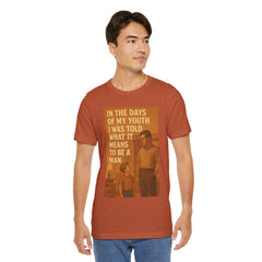 In The Days Of My Youth I Was Told What It Means To Be A Man Short Sleeve Tee - Get The Led Out, Zeppelin Inspirational Nature Design