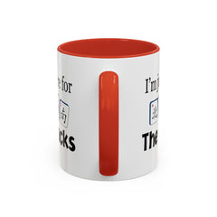 Majong Tiles Quote, Graphic Ceramic Mug, 11oz