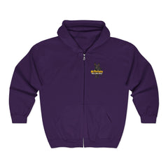 Personalized with your dogs image Zip Hoodie — "My Therapist Has a Wet Nose" Graphic