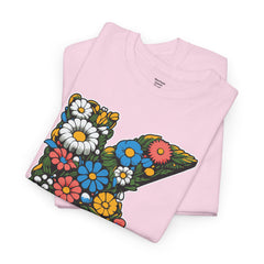 Kindergarten Floral Letter Tee, Kids Birthday Gift, Teacher Appreciation Shirt, Spring Celebration Tee, Unisex Cotton Tee
