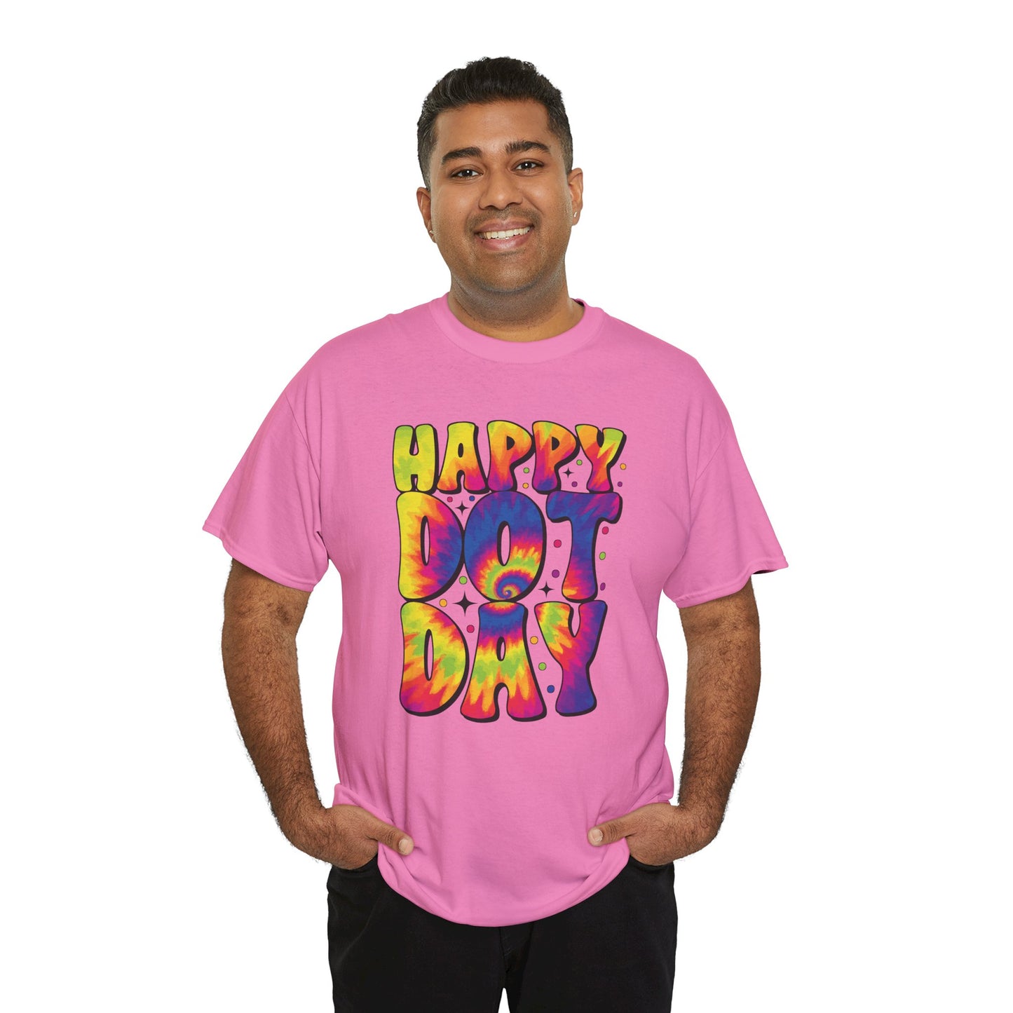 HAPPY DOT DAY - Graphic Unisex Heavy Cotton Tee