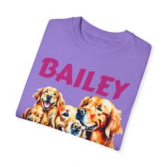 Comfort Colors Dog TShirt,Gift For Him,Use Your Own Dog Pictures,Dogs Name Tee,Gift For Her,Personalized Pet Shirt,Dog Lover Tee,Womens Tee