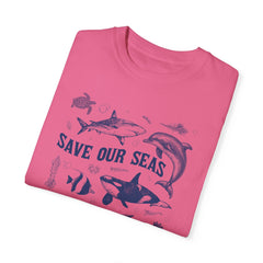 Vintage Style Sealife Comfort Colors Tshirt