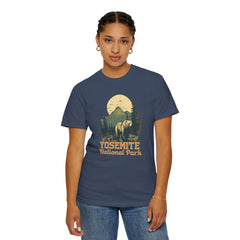 Yosemite National Park Graphic, Comfort Colors Soft Relaxed Fit Unisex Garment-Dyed T-shirt