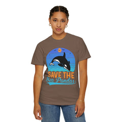 Save The Sea Pandas Comfort Colors Unisex Garment-Dyed T-shirt