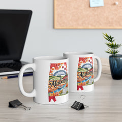 Alabama Watercolor State Mug – Travel Gift or Souvenir – 11oz or 15oz