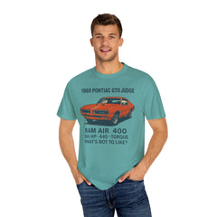 Retro Pontiac 1969 GTO Judge - Unisex Comfort Colors Garment Dyed T-Shirt