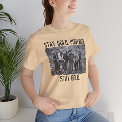 The Outsiders Shirt, Front and Back Images, Greasers Characters Shirt, Unisex Jersey Short Sleeve Tee