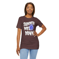 Summer Meltdown Graphic Tee — "Summer Melt Down" Sun Design