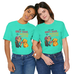 Wisdom Glitter Tee: Funny Gift for Dog Lovers, Mother's Day, Birthday, Casual Wear, Unisex Shirt