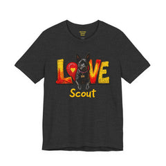 Personalized Love Your Dog T-Shirt — Designed with your dogs name and picture Graphic Tee