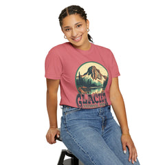 Glacier National Park Graphic, Comfort Colors Soft Relaxed Fit Unisex Garment-Dyed T-shirt