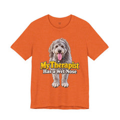 My Therapist Has A Wet Nose Personalized with your dog(s) image T-Shirt