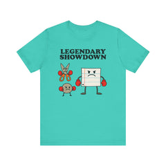 Legendary Showdown Rock Paper Scissors Funny Graphic Tee