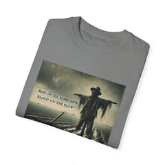 Graphic Garment-Dyed T-shirt - Rain On The Scarecrow, Blood On The Plow