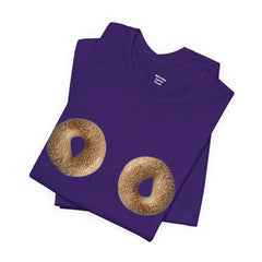 Funny Sexist Bagel Tee - The Bagels Are Hot Come An Get Em Graphic Shirt