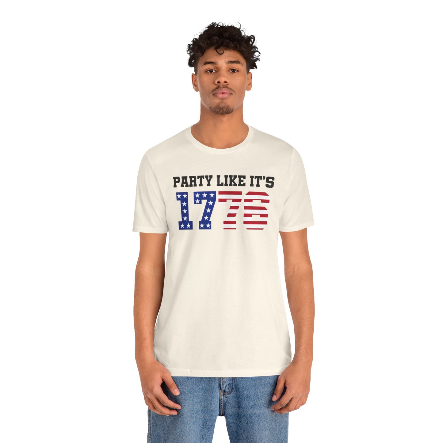 Party Like Its 1776, Graphic Unisex Jersey Short Sleeve Tee