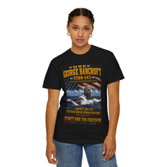 USS George Bancroft SSBN-643 T-Shirt — "Liberty Has Its Foundation in Human Nature" Navy Submarine Tee