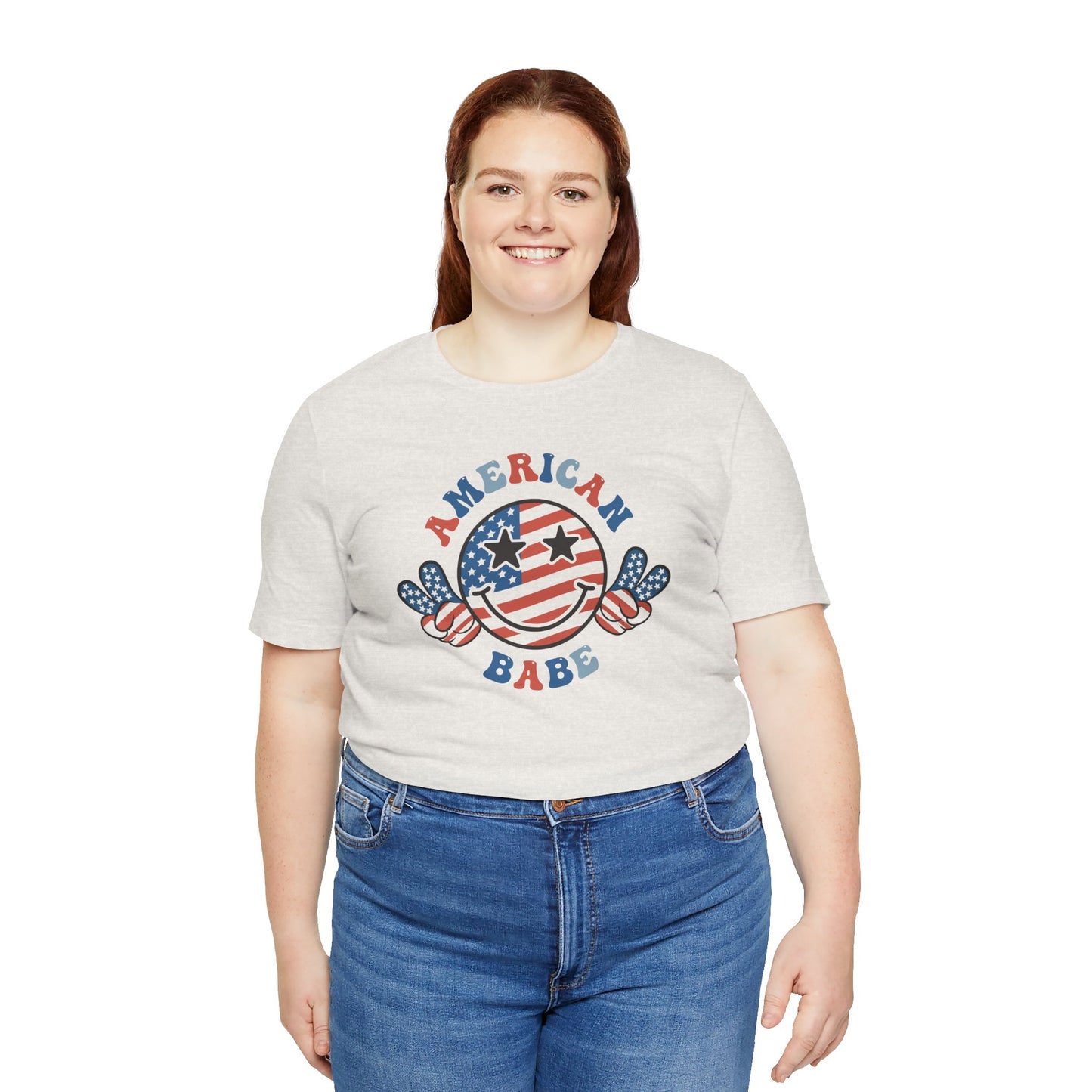 American Babe Graphic, Unisex Jersey Short Sleeve Tee