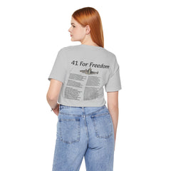 41 For Freedom FBM Fleet Ballistic Missile Submarine Unisex Jersey Short Sleeve Tee