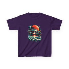 Kids UFO Spaceship Outer Space T-Shirt