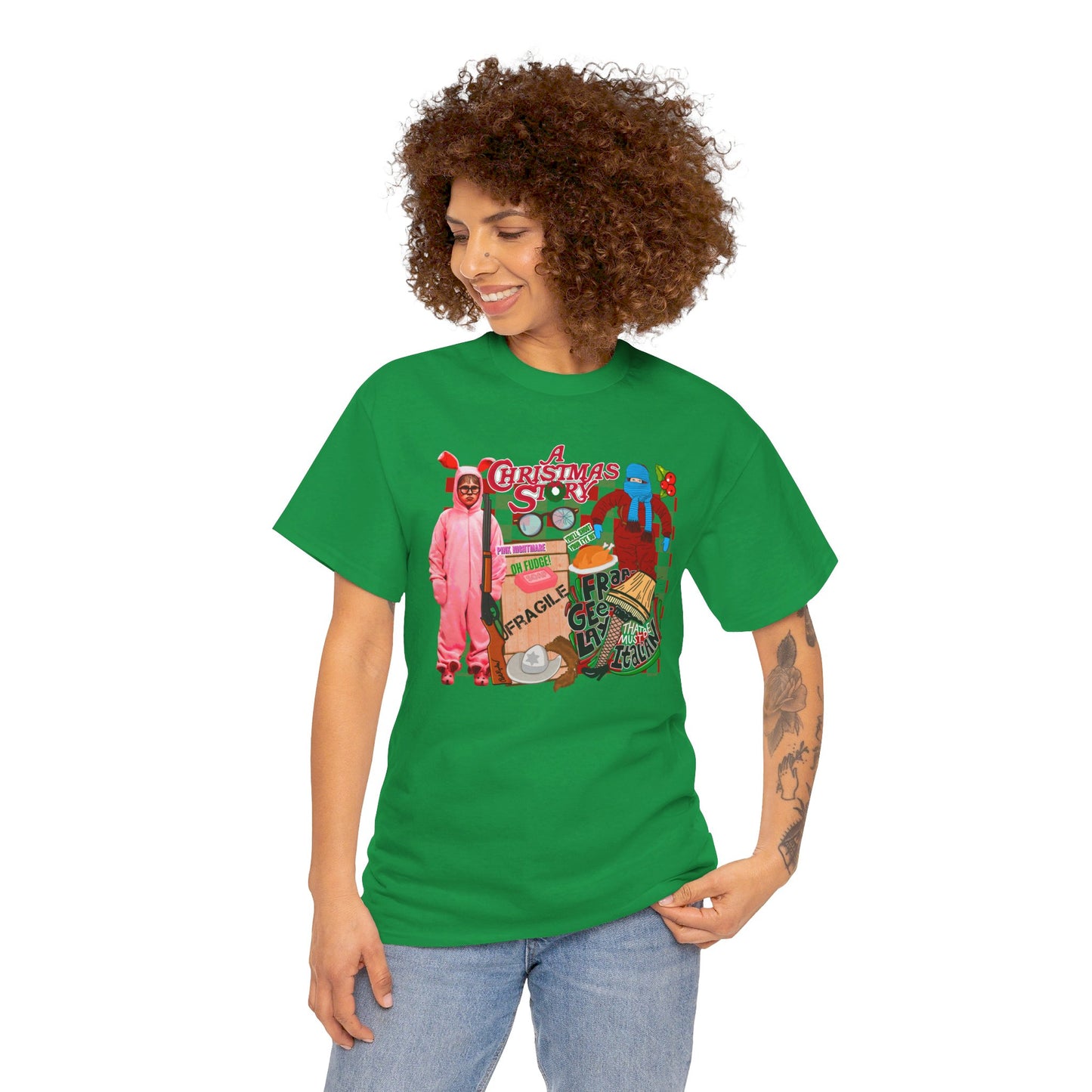 A Christmas Story Montage - Unisex Heavy Cotton Tee