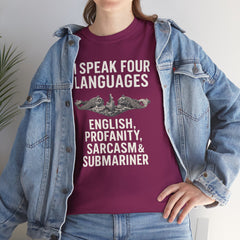 Funny United States Submarine Multilingual T-Shirt