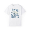 Sea Turtles, Save The Turtles -  Graphic Unisex Garment-Dyed T-shirt