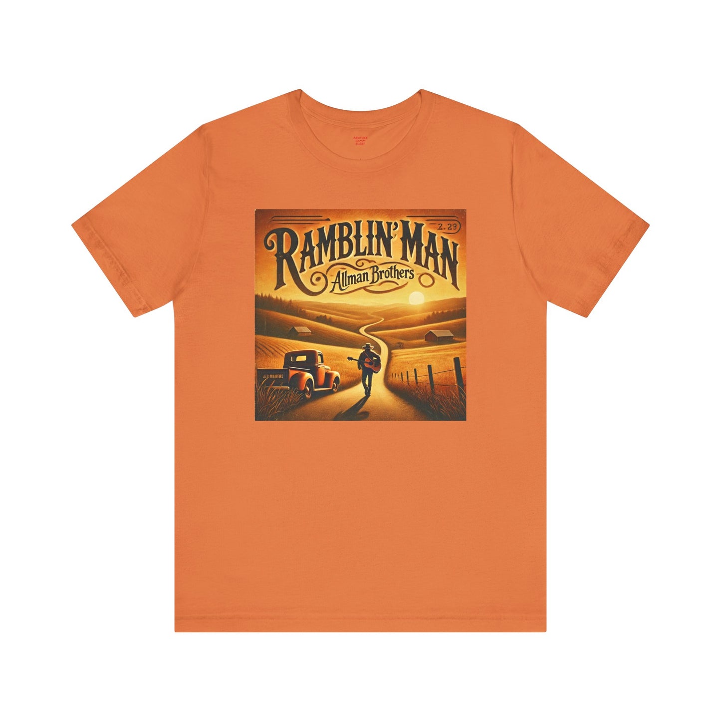 Inspired By Allman Brothers Band Ramblin Man - Graphic Unisex Jersey Short Sleeve Tee