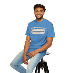 My SSN Became Razor Blades Graphic Vintage Submarine Veteran Tee