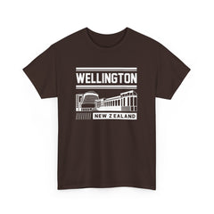 Wellington New Zealand Cities of The World Series Unisex Heavy Cotton Tee